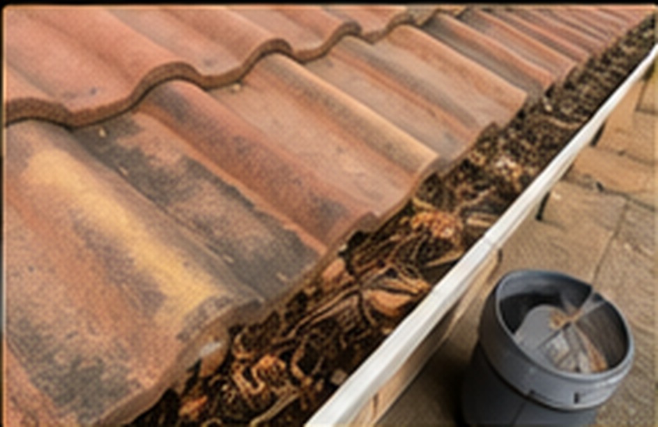 Single-storey gutter cleaning project example 1