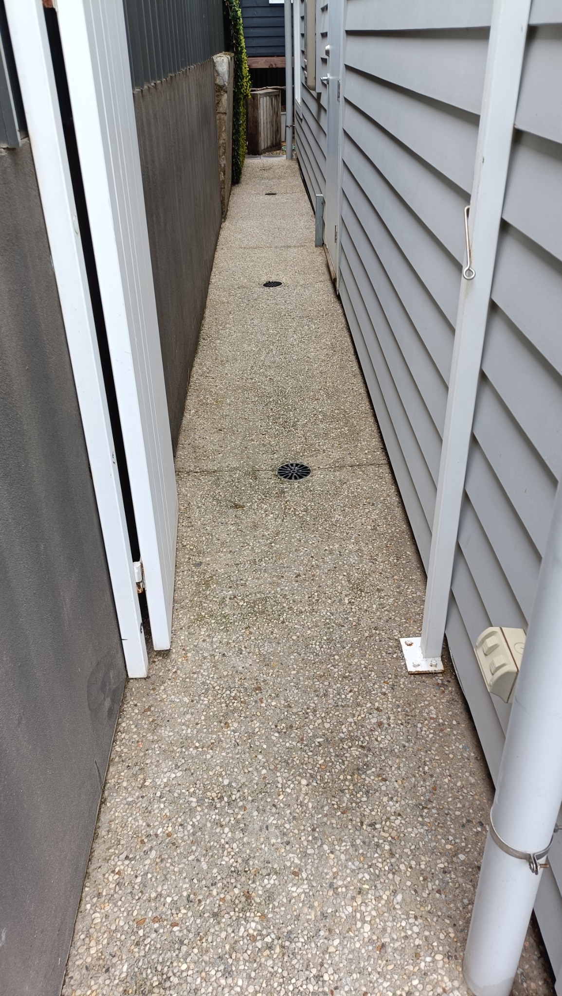 Clean side pathway after pressure washing thumbnail