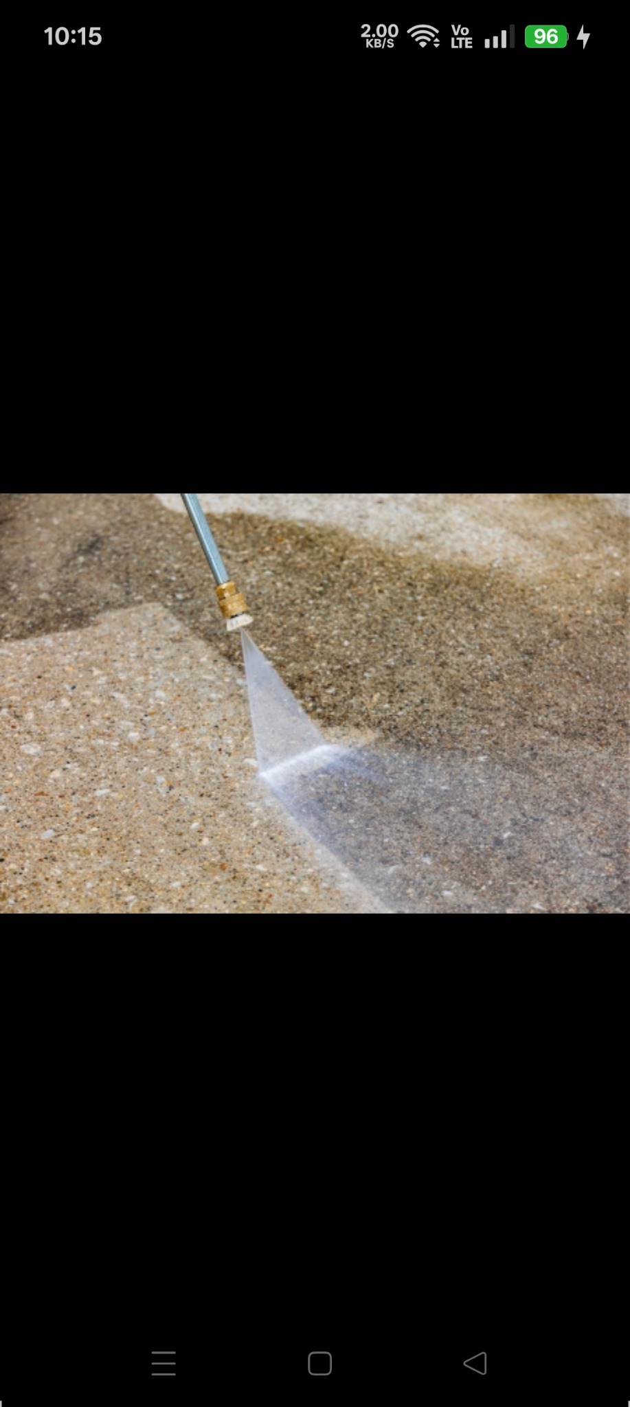 Pressure washing surface cleaning thumbnail