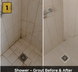 Tile, grout and surface care example 1