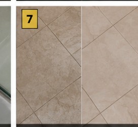 Tile, grout and surface care example 7