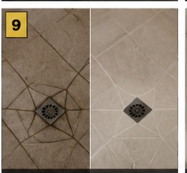 Tile, grout and surface care example 9