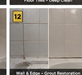 Tile, grout and surface care example 12